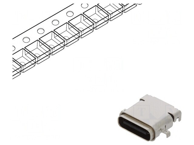 Soclu USB C 90&deg; Etanș USB 3.1