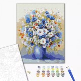 Pictura pe numere - Flori de camp, 40x50 cm | Brushme