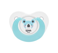 Set suzete din silicon cu forma ortodontica nr.2, 2 bucati, Wee Baby