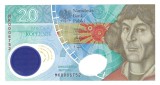 POLONIA 20 ZLOTI / ZLOTYCH 2023 , P - 197 , 550 ani de la Nastea lui NICOLAUS COPERNICUS , in Folder + pliat bancar , UNC , necirculata