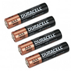 Duracell set 4 baterii LR03 tip AAA foto