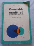 Manual geometrie analitica anul 3 liceu 1976