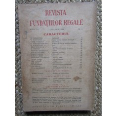 Revista Fundatiilor Regale Anul XI 1 IANUARIE 1944 Nr. 1