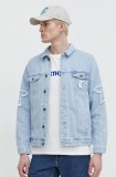 Karl Kani geacă din denim bărbați, de tranziție