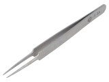 Pensetă dreaptă PIERGIACOMI 110mm pentru lucrări de precizie, v&acirc;rf &icirc;ngustat ascuțit