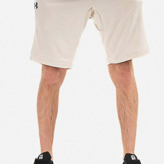 Under Armour pantaloni scurți Terry Short barbati, culoarea bej 1366266-279