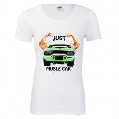 TRICOU HAIOS DAMA &amp;quot;JUST MUSCLE CAR&amp;quot; foto