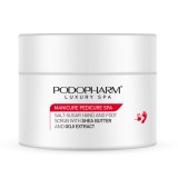 Cumpara ieftin Scrub sare-zahar maini/picioare cu unt de shea si goji - PODOPHARM 300g