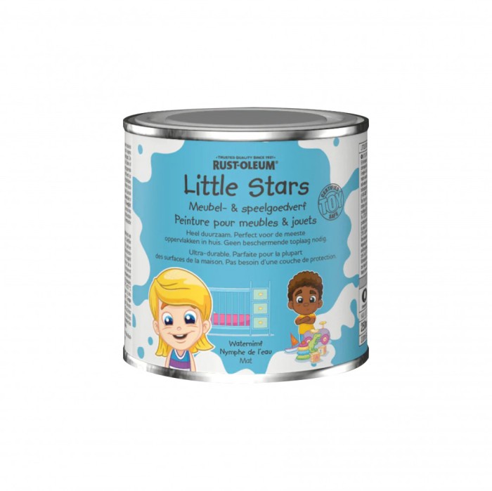 Vopsea mobilier si jucarii, Rust-Oleum, Little Stars, Water Nymph, Albastru, 250 ml