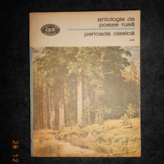 ANTOLOGIE DE POEZIE RUSA. PERIOADA CLASICA volumul 2