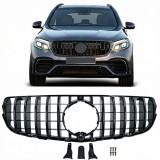 Grila radiator sport fata lucioasa neagra, potrivita pentru Mercedes GLC X253 C253 2015-2019 Performance AutoTuning