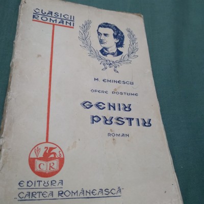 M.EMINESCU -GENIU PUSTIU 1928 foto