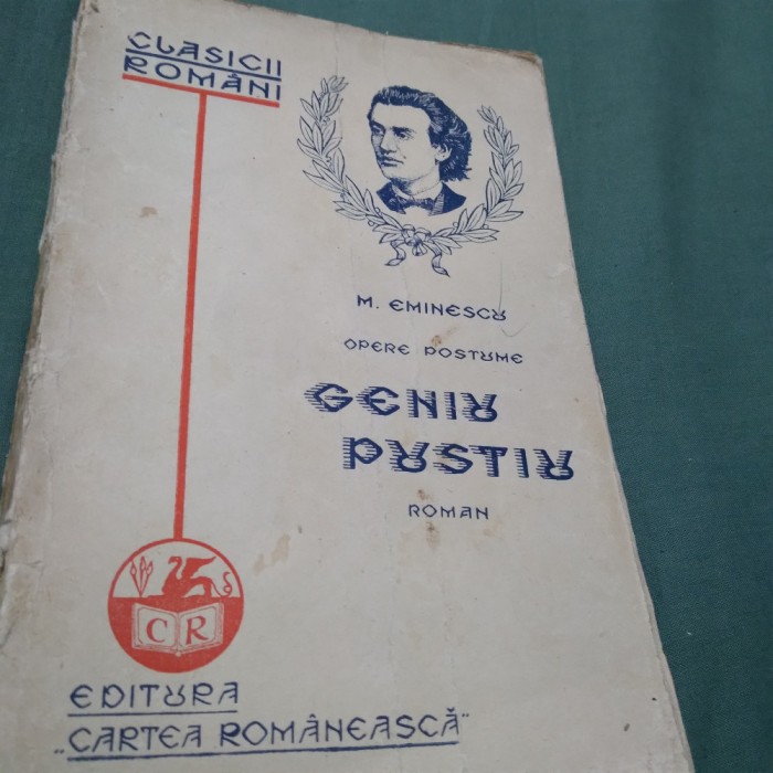 M.EMINESCU -GENIU PUSTIU 1928