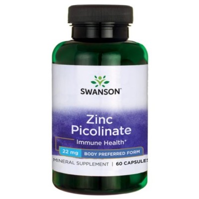 Supliment Alimentar Zinc Picolinate 60 capsule Swanson foto