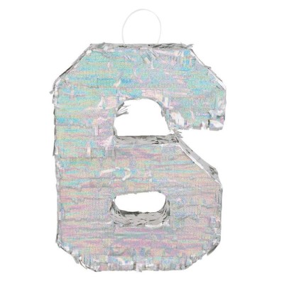 Pinata pentru zile de nastere Boland, numarul 6, 40 x 28 x 8 cm - RESIGILAT foto