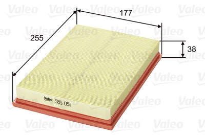VALEO 585051 Filtru aer foto