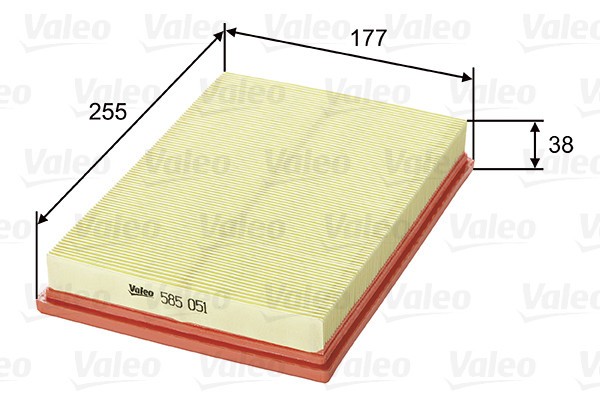 VALEO 585051 Filtru aer