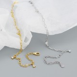 Cumpara ieftin Bratara din Argint 925 , zSweetheart Link, , Zale Alungite E i Inimioare din Cristal