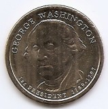 Statele Unite (SUA) 1 Dolar 2007 D - (Presidential Dollars: 1. Washington) KM-401 UNC !!!, America de Nord