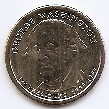 Statele Unite (SUA) 1 Dolar 2007 D - (Presidential Dollars: 1. Washington) KM-401 UNC !!!