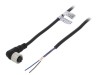 Cablu de Conectare M12 2 PIN Unghi 2m PVC