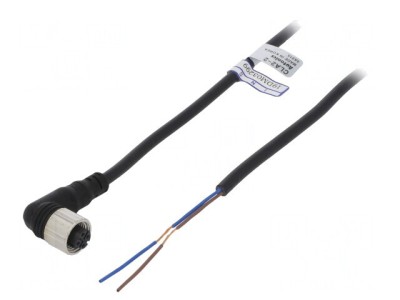 Cablu de Conectare M12 2 PIN Unghi 2m PVC foto
