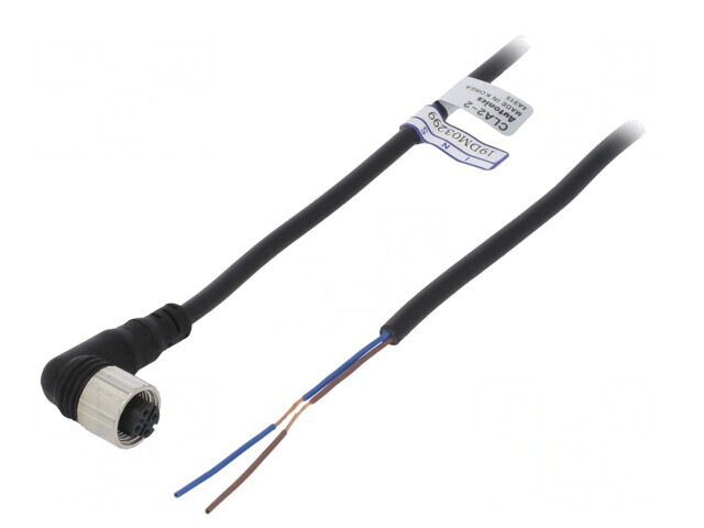 Cablu de Conectare M12 2 PIN Unghi 2m PVC
