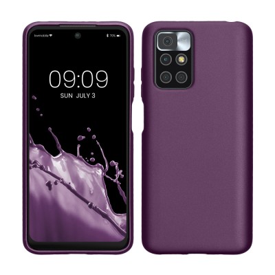 Husa Kwmobile pentru Xiaomi Redmi 10 (2022)/Redmi 10 (2021), Mov, Silicon, KWM000013XM008C foto