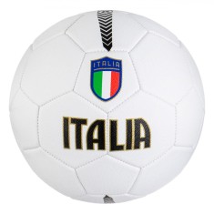 Minge Fotbal Italia, Model Nr. 5, Culoare Alb-Negru
