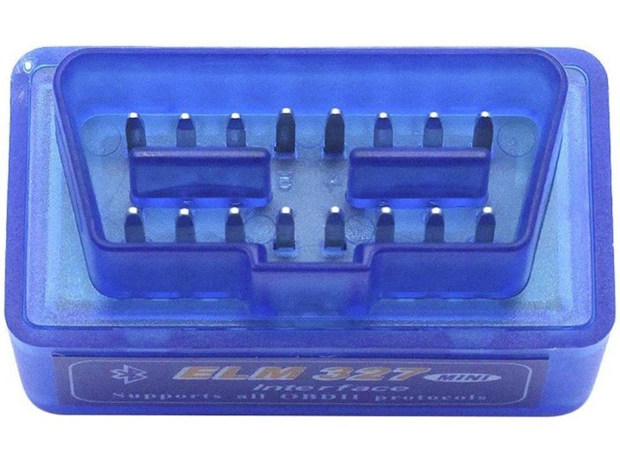 Interfata bluetooth, Zola, OBD II mini, albastra, ELM 327, mini PL