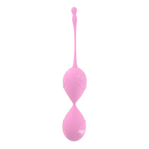 Bile vaginale - Vibe Therapy Fascinare Bile Duo din Silicon - culoare Roz