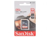 Card de Memorie Ultra SDXC 64GB 100MB/s Class 10 UHS-I, Sandisk