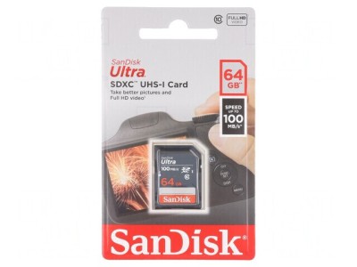 Card de Memorie Ultra SDXC 64GB 100MB/s Class 10 UHS-I foto