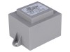 Transformator Encapsulat INDEL 17VA 230V 18V PCB Clasa II IP00 Montare Pe Placa
