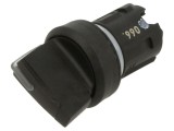 Comutator rotativ 22mm Poz. 3 negru