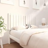 Cumpara ieftin Tăblie de pat, alb, 125,5x4x100 cm, lemn masiv de pin
