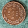Romania 10 bani 1867 Heaton