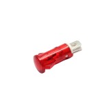 Indicator LED snap de panou din plastic, 10mm, pini 4.8mm, rosu, 12-24V DC, IP68, FL1P-10QJ-1-RED