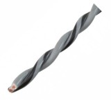 Cablu difuzor rasucit 2x0,5 mm&sup2; gri 1m Audio System OFC
