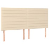 Cumpara ieftin Tablie de pat crem 160x5x118/128 cm, material textil