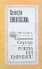 Poezia lui Eminescu - Constantin Ciopraga, 1990, Editura Junimea, 269 pagini, Coperta Brosata, Stare Buna
