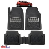 Renault Clio V Covorașe Auto TeamCar&reg; Tip Tăviță Compatibile (2019+) - Hatchback Silver, Cauciuc