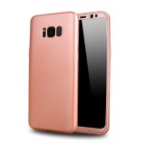 Husa de protectie Samsung Galaxy S9 Plus, Fullbody fata-spate, Gold, Fine Touch, MyStyle