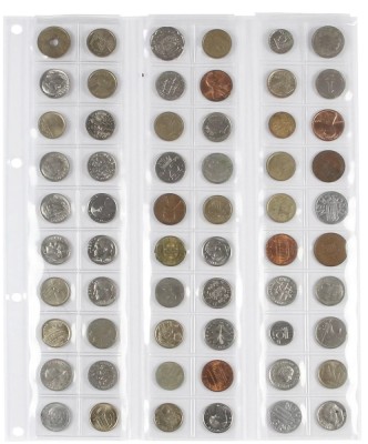 Set 2 folii pentru monede, Compact A4, pentru 60 monede de pana la 20 mm foto