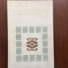 poezia populara a obiceiurilor calendaristice carte chirilica chisinau 1975