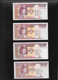 Set Mongolia 4 x 20 tugrik semnaturi diferite unc, Asia