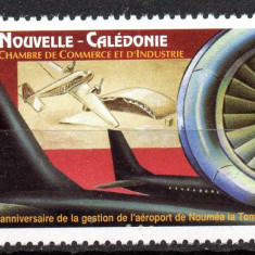 NOUA CALEDONIE 1993, Aviatie, serie neuzată, MNH