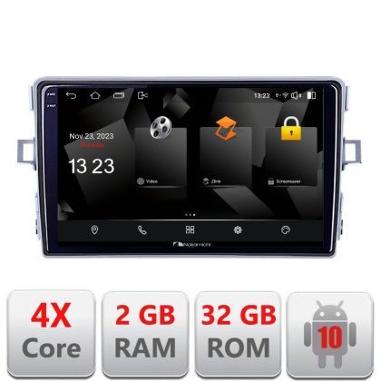 Navigatie Toyota Verso 2010-2016 5230-133 Android Ecran 720P Quad Core 2+32 carplay android auto CarStore Technology