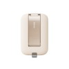 Suport pentru Telefon cu Oglinda, Ajustabil si Pliabil- Baseus Seashell Series (B10551501411-00) - Beige