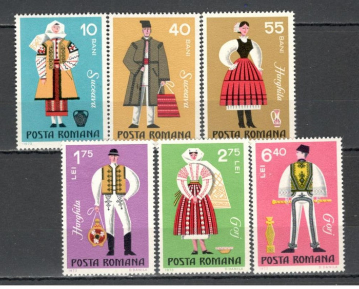 Romania.1973 Costume populare YR.546